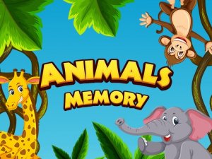Animals Memory HTML5 Online Puzzle Game