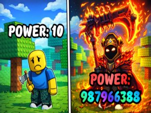 Obby: Chop Trees in the Forest Online Arcade Game