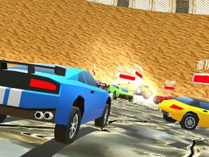 Low Poly Smash Cars Online Arcade Game