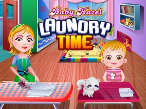 Baby Hazel Laundry Time Online Game - Kids Life Skills Game