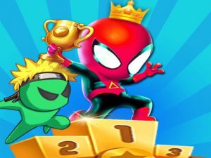 Stickman Fall Guys Running Race Online Arcade Game