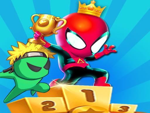 Stickman Fall Guys Running Race Online Arcade Game