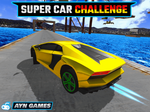 Super Car Challenge Racing Game Arcade Game