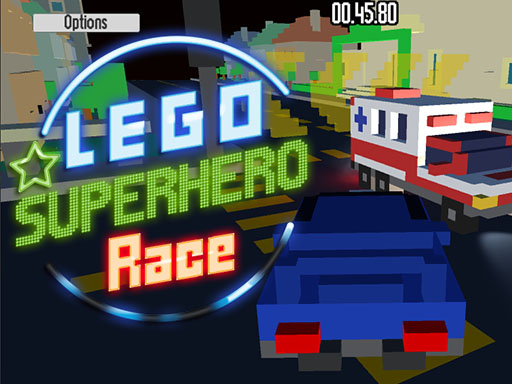 Lego Superhero Race Online Arcade Game