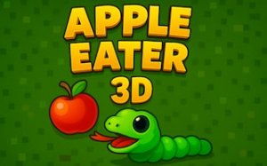 3D Snake Apple Run