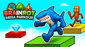 Brainrot Mega Parkour Online Arcade Game